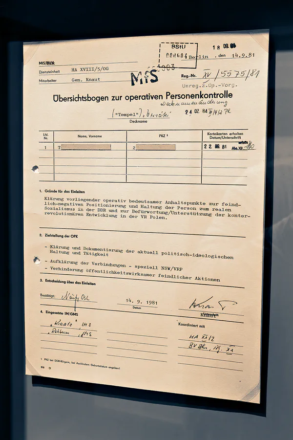134 | 2024 | Berlin | Stasimuseum – Normannenstrasse | © carsten riede fotografie