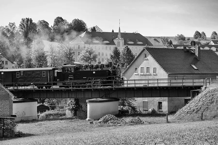 072 | 2024 | Olbersdorf | Zittauer Schmalspurbahn – Brücke Olbersdorf | © carsten riede fotografie