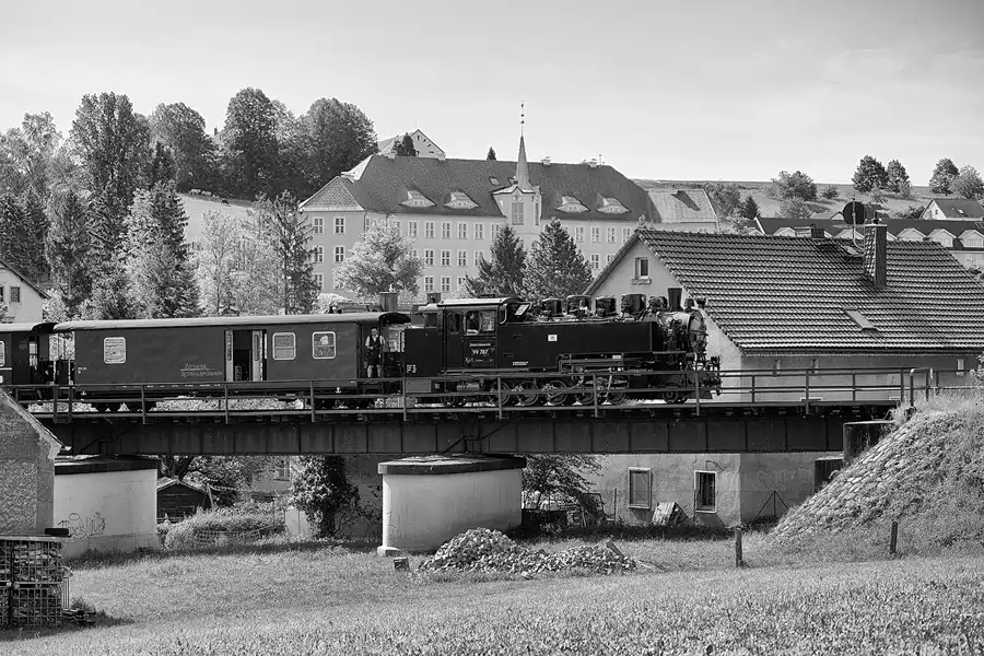 073 | 2024 | Olbersdorf | Zittauer Schmalspurbahn – Brücke Olbersdorf | © carsten riede fotografie