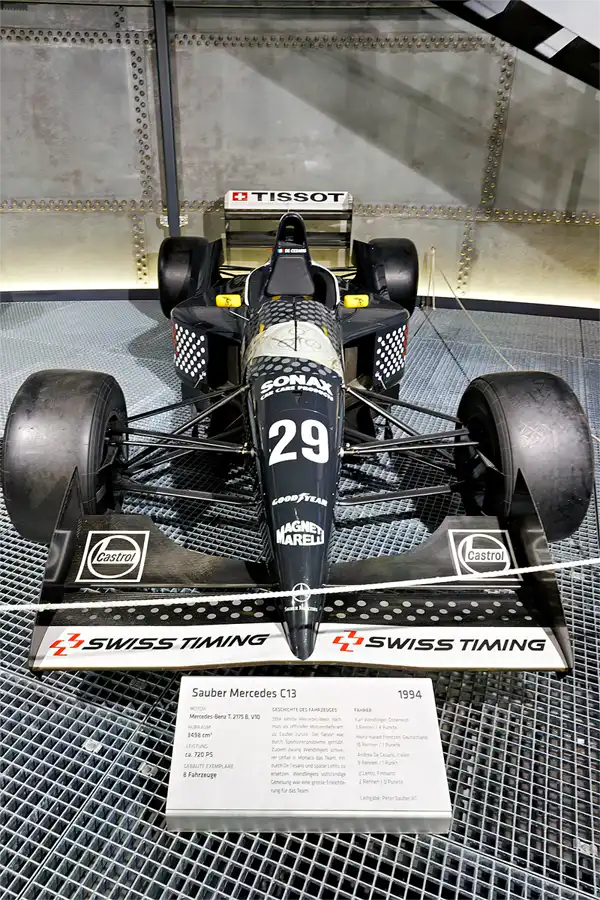 037 | 2026 | Romanshorn | autobau erlebniswelt – Sauber-Mercedes Benz C13 (1994) | © carsten riede fotografie